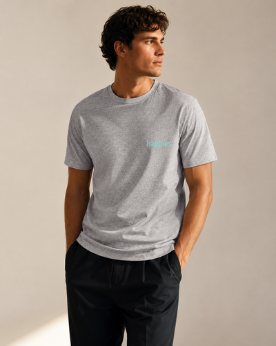 T-Shirt Αγάπη Γκρι Μελανζέ