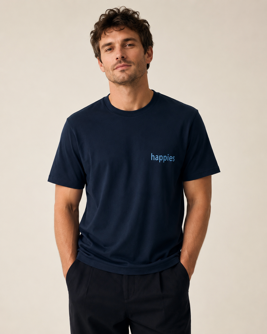 T-Shirt Αγάπη Μπλε Σκούρο