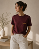 T-Shirt Αγάπη Μπορντό