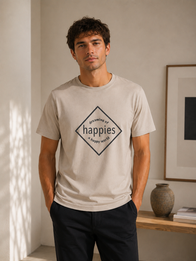 T-Shirt Παρέα Μπεζ