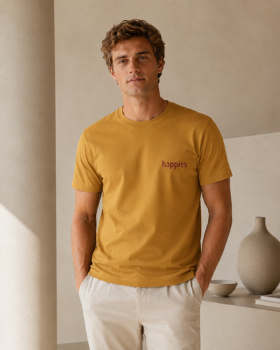 T-Shirt Αγάπη Μουσταρδί