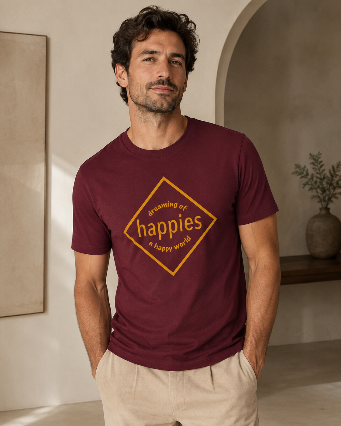 T-Shirt Παρέα Μπορντό