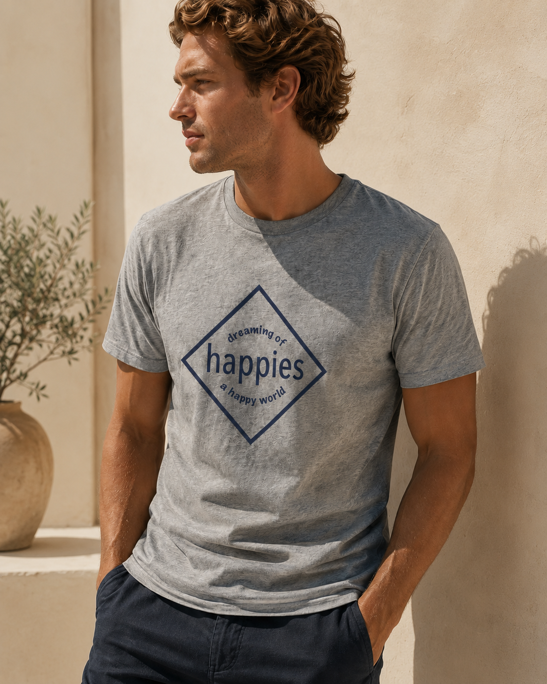 T-Shirt Παρέα Γκρι Μελανζέ