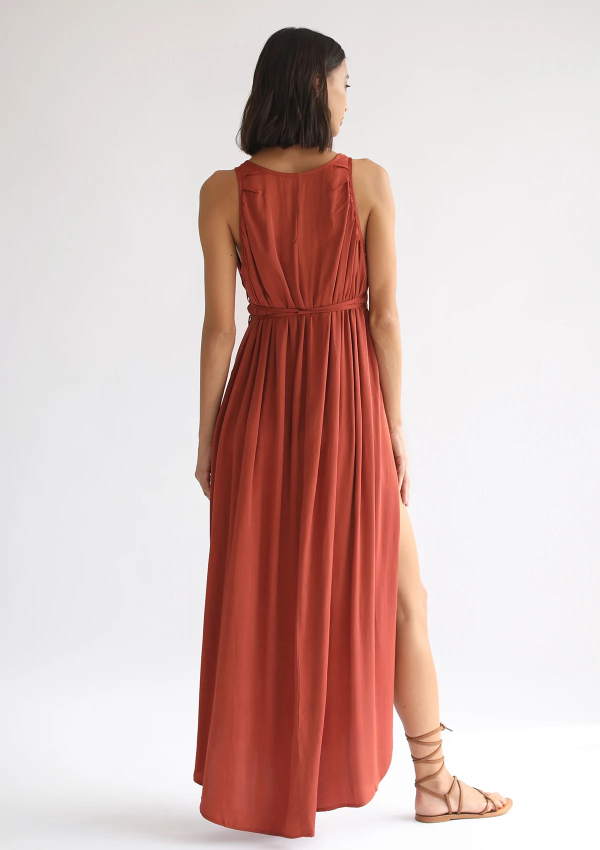 Gabriella Wrap Dress - Chilli