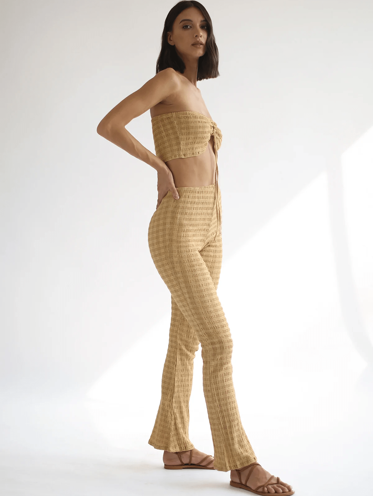 Levana Trousers - Sahara Sun