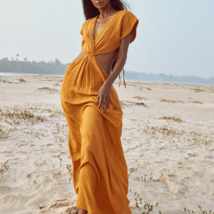 Cleo Dress - Inca Gold
