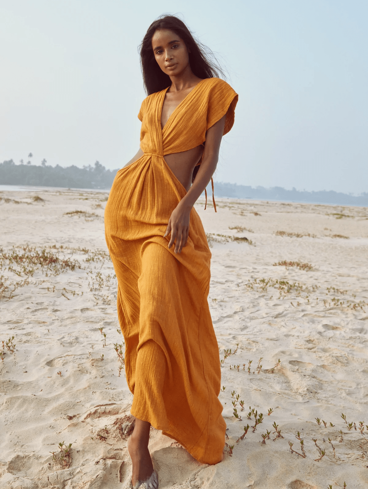 Cleo Dress - Inca Gold