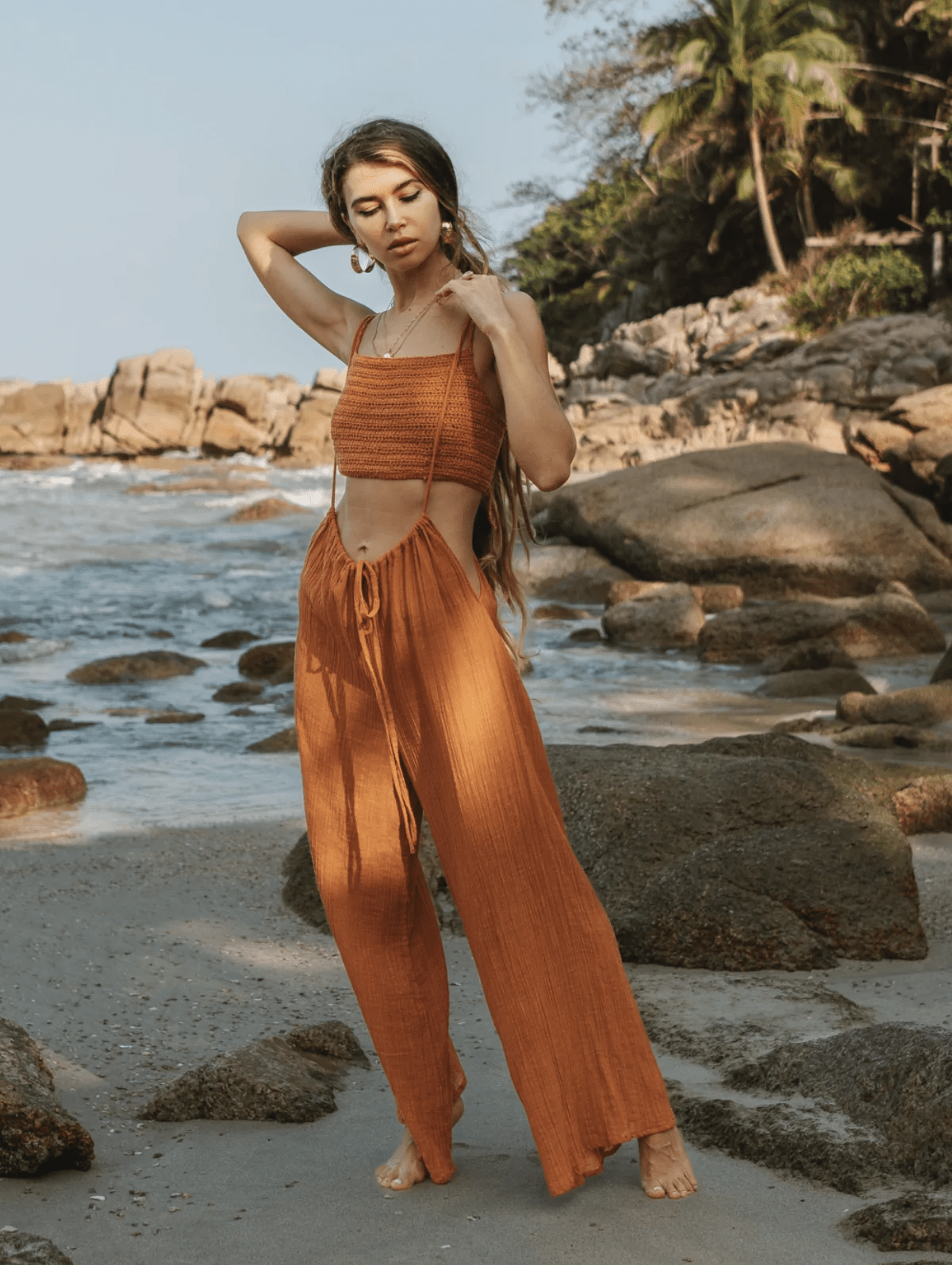 Amira Suspenders - Inca Gold