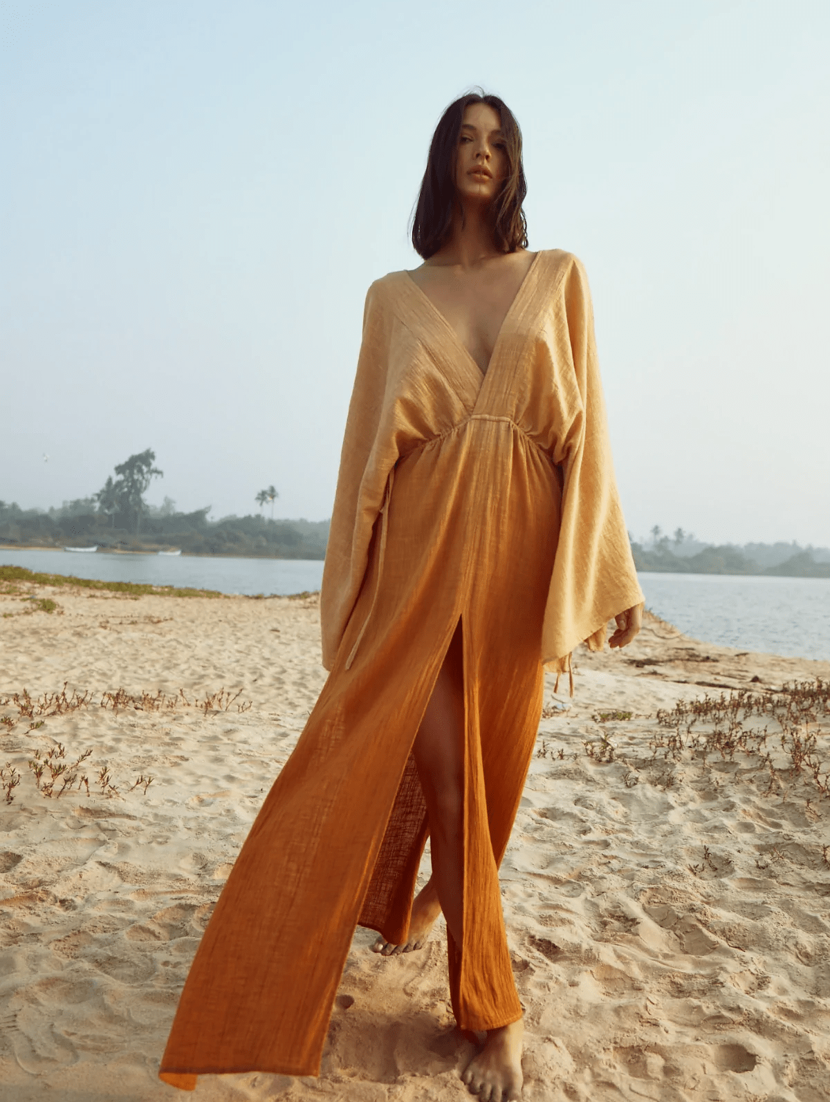 Dalia Maxi Dress - Inca Gold Ombre