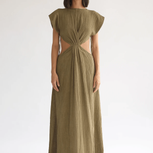 Cleo Dress - Olive
