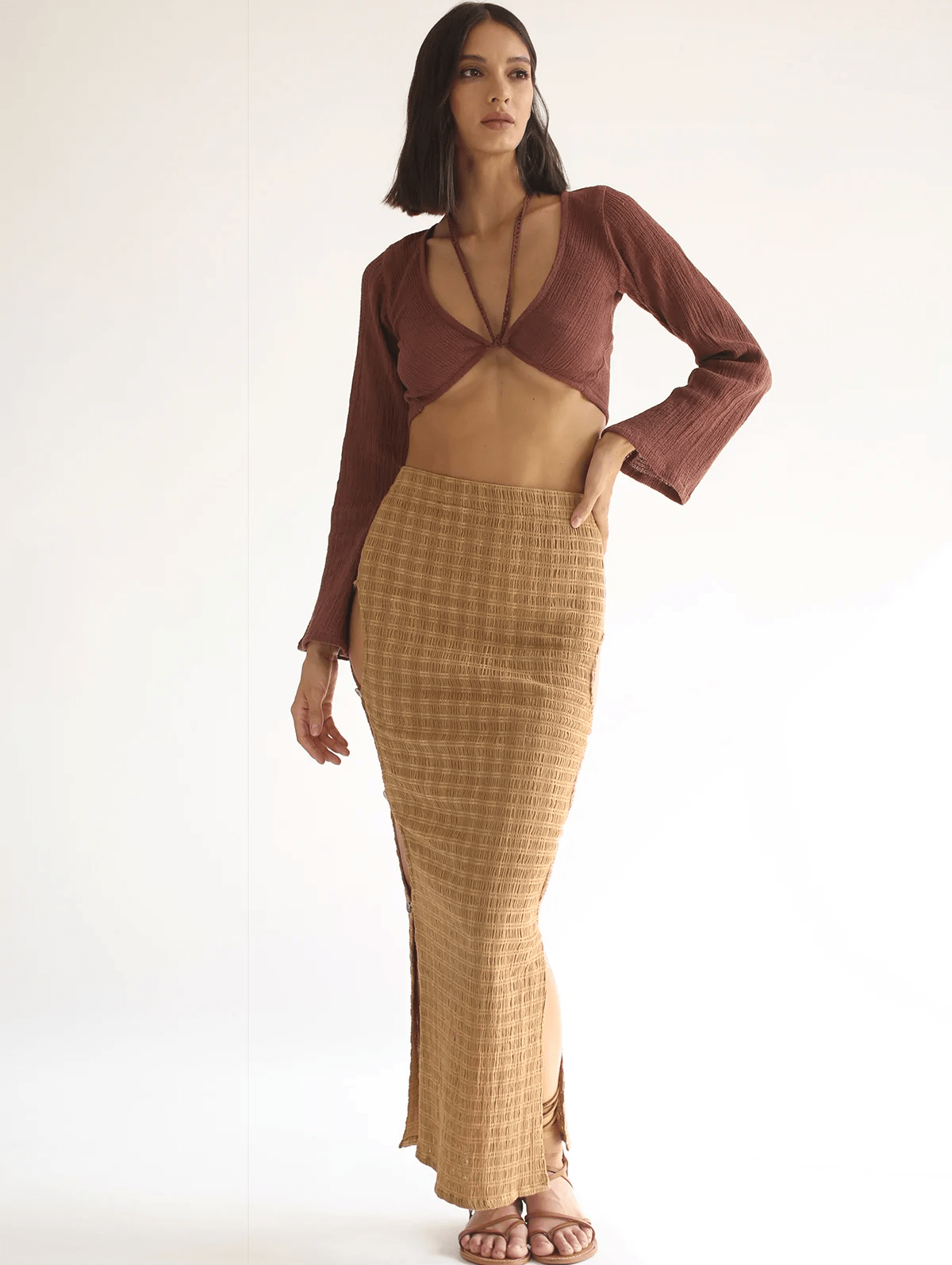 Thalia Top - Red Ochre