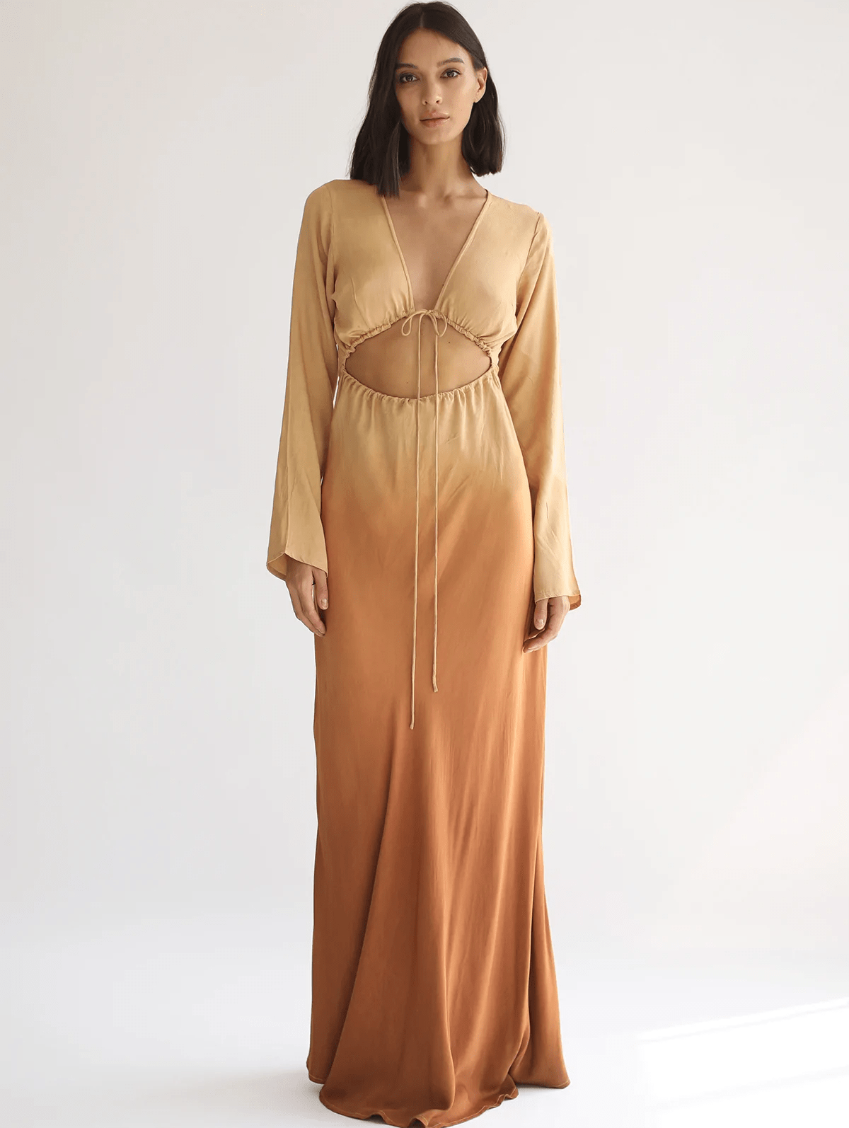Hera Maxi Dress - Inca Gold Ombre