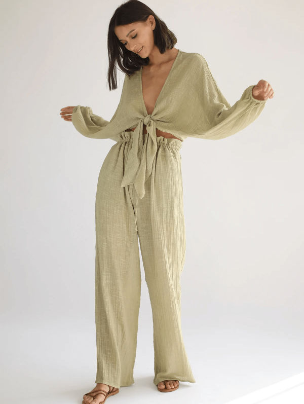 Ares Trouser Cotton - Pistachio