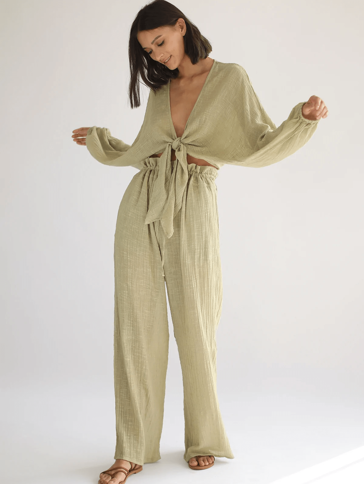 Ares Trouser Cotton - Pistachio