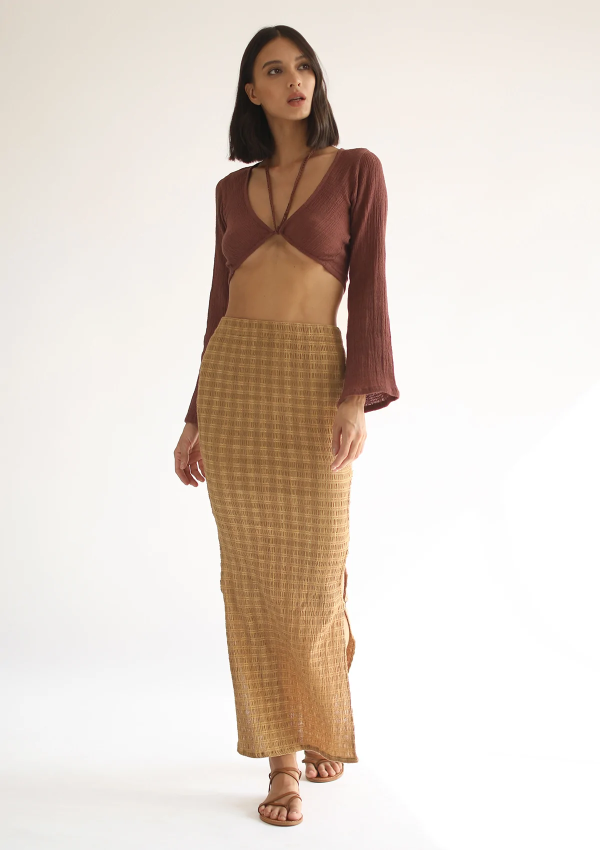 Thalia Top - Red Ochre