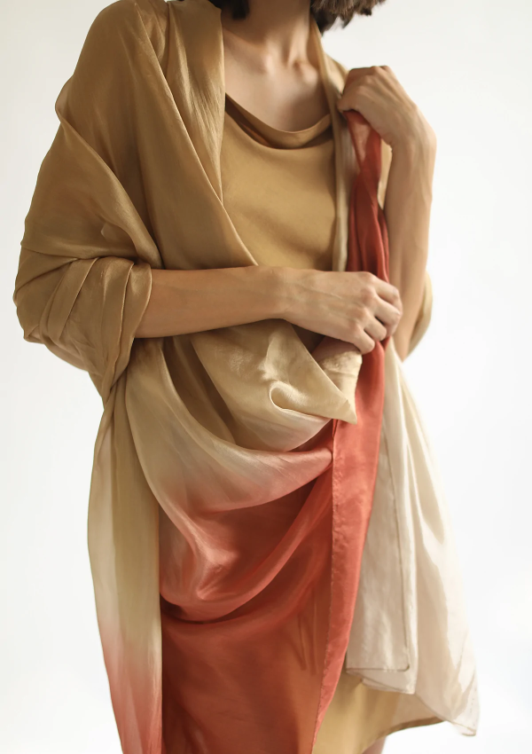 Sita Silk Sarong - Sunset Ombre
