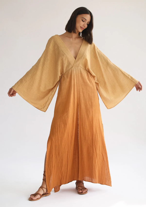 Dalia Maxi Dress - Inca Gold Ombre