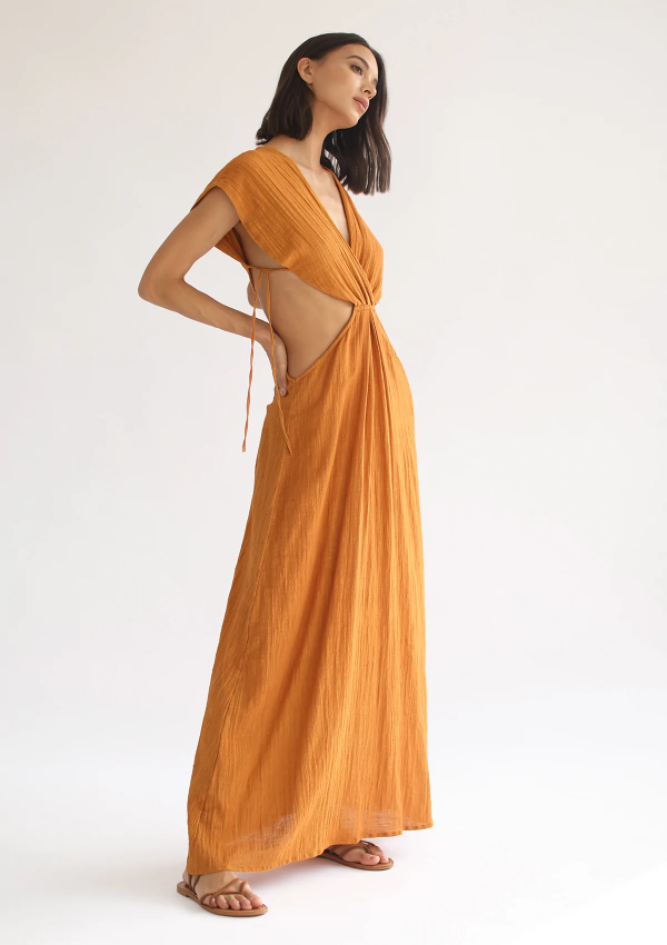 Cleo Dress - Inca Gold