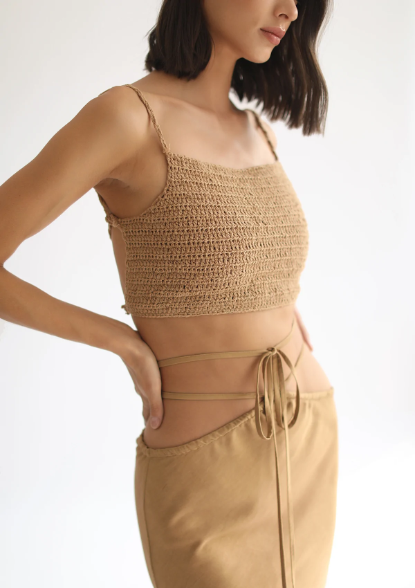 Yara Maxi Skirt - Golden Tan