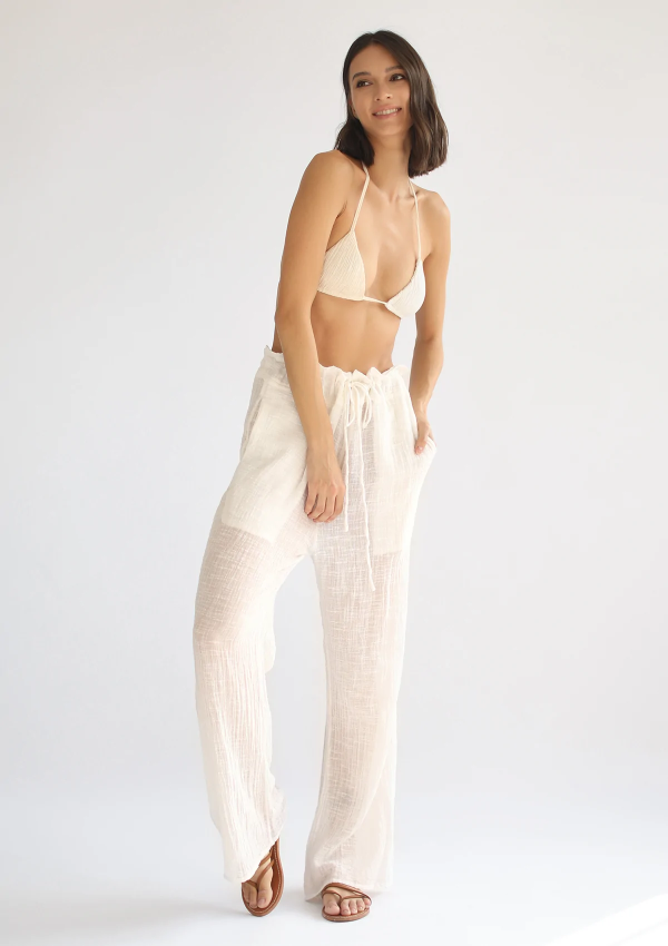 Ares Trouser Cotton - White