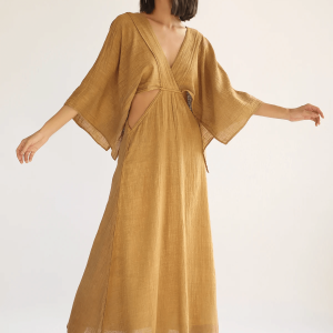 Aurora Dress - Golden Brown