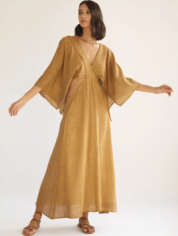 Aurora Dress - Golden Brown
